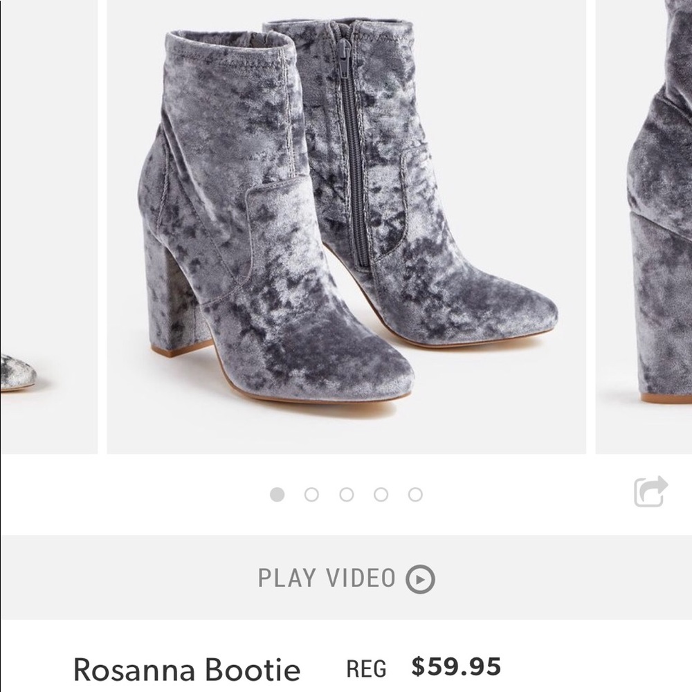 Gray heeled boots - Picture 6 of 6